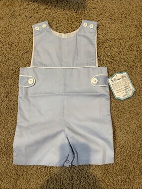Classic Light Blue Boys' One-Piece Romper